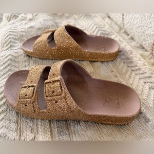 Glittery Gold Sandals